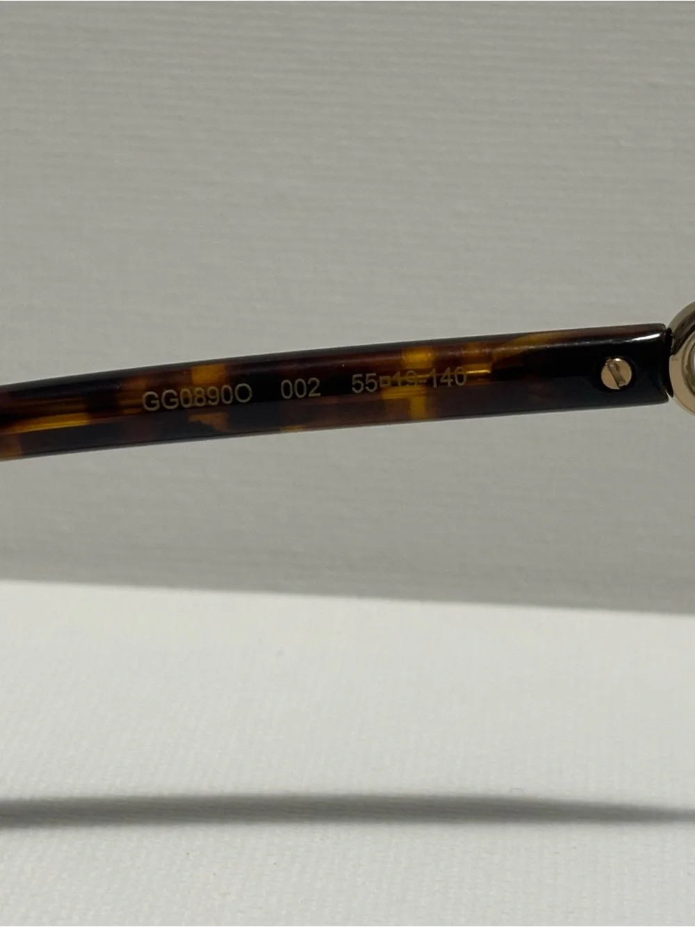 Gucci Brown Tortoiseshell Hexagonal Women's Optical Glasses